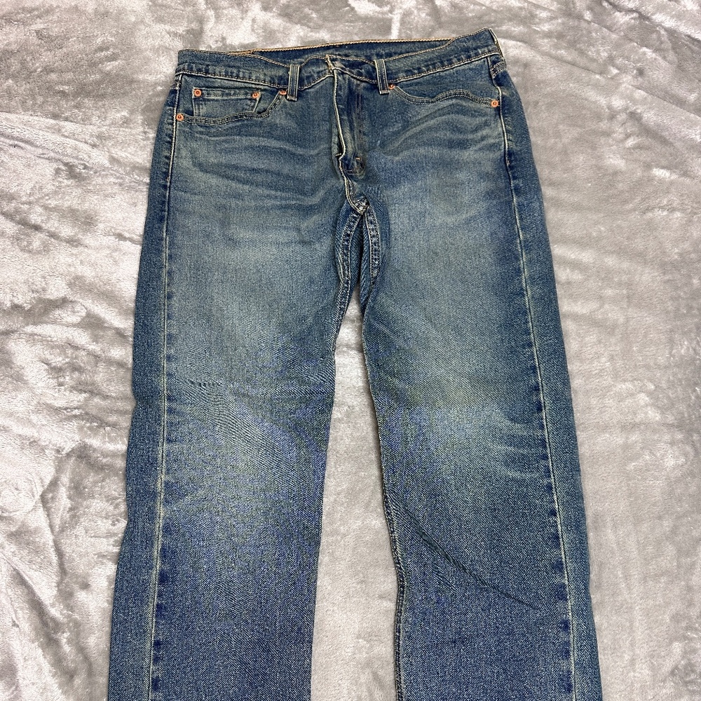 LEVI'S Strauss  505 Mens blue straight Jeans 33x29  PC9-00505-1994